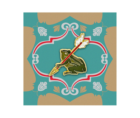 Значок металлический Сказки: Царевна-лягушка