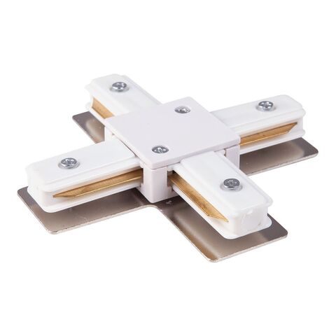 Коннектор X-образный для шинопровода Elektrostandard Track Rail WH Surface TRC-1-1-X-WH