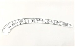 Лекало портновское FCS-6, 46х7х0,4 см