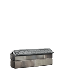 Парапет для забора ELBRUS на 0,5 кирпича