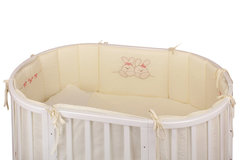 Комплект в кроватку Nuovita "Leprotti", 6 предметов. (beige / бежевый)