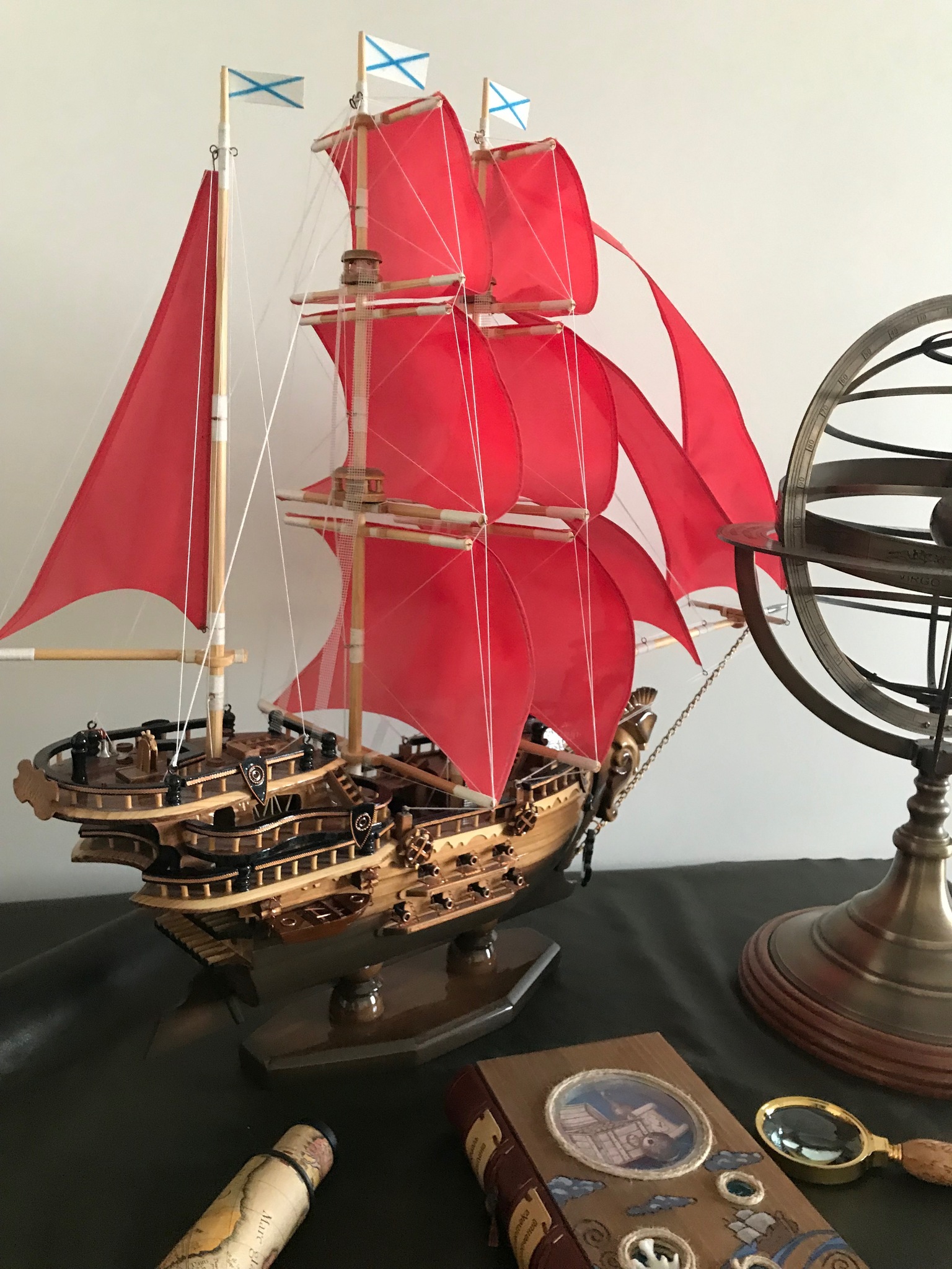 Модели-копии деревянных парусных кораблей на заказ — Студия D63