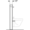 Сантехнический модуль для биде Geberit Monolith 131.030.SQ.5