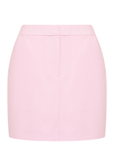 Юбка трапеция в розовом цвете