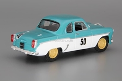 Moskvich-407 Coupe 1962 turquoise-white 1:43 DeAgostini Auto Legends USSR #231