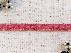 Тесьма отделочная с люрексом, ш. 1,2 см.