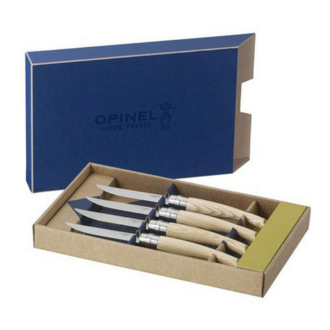 Набор ножей кухонных Opinel Table Chic №10, комплект: 4шт., дерево, коробка подарочная (001828)
