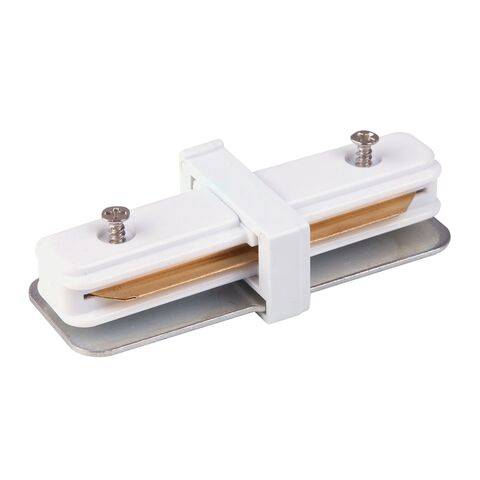 Коннектор прямой для шинопровода Elektrostandard Track Rail WH Surface TRC-1-1-I-WH