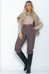 Брюки Джиллиан (коричнево-бордовые) Б12118 LT Collection