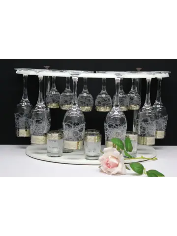 Барный набор 18 предметный с Бокалом