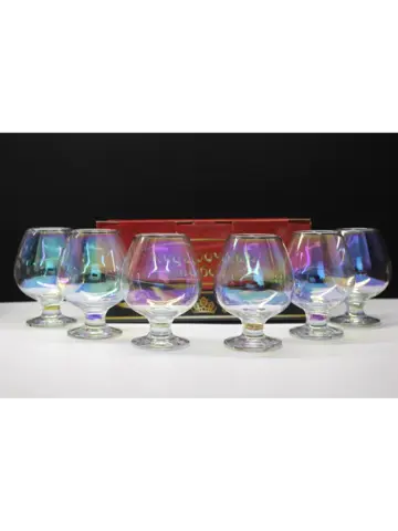 Бокалы для коньяка 6 шт 395 мл " Радужная коллекция"