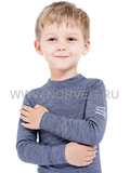 Комплект термобелья из шерсти мериноса Norveg Soft Blue Melange детский