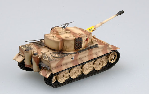 Модель Танк масштаб 1:72 Тигр 1 505-й танковый батальон Армия Германии