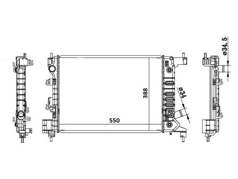 РАДИАТОР COBALT АКПП/МКПП SAT