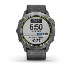 Мультиспортивные часы Garmin Enduro Steel with Gray UltraFit Nylon Strap