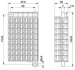 PTMC 1,5/48-3 /BU-Сотовая клемма