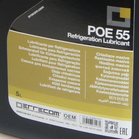 Масло синтетическое Errecom POE 55 5л OL6055.P.P2