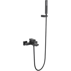 Aquatek AQ1649MB AQ1649MB ЛИБРА смеситель для ванны с душевым набором, матовый черный фото