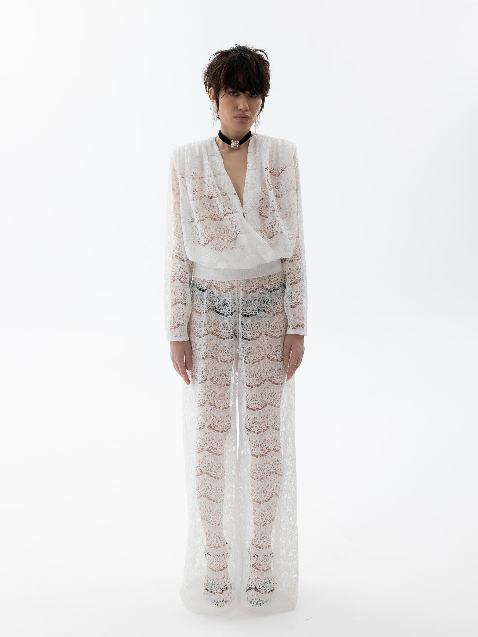 Брюки палаццо LACE
