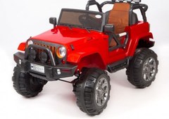 Электромобиль Barty Jeep Т010МР Полный привод Красный