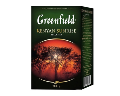 Купить Чай черный листовой Greenfield Kenyan Sunrise, 200 г (Гринфилд) по цене 220 руб в интернет магазине ShopKofe