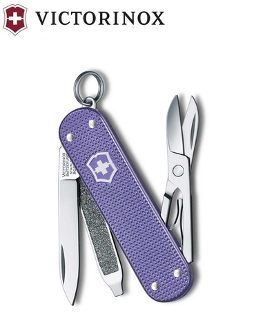 Нож-брелок Victorinox Classic Alox Colors, Electric Lavender (0.6221.223G)