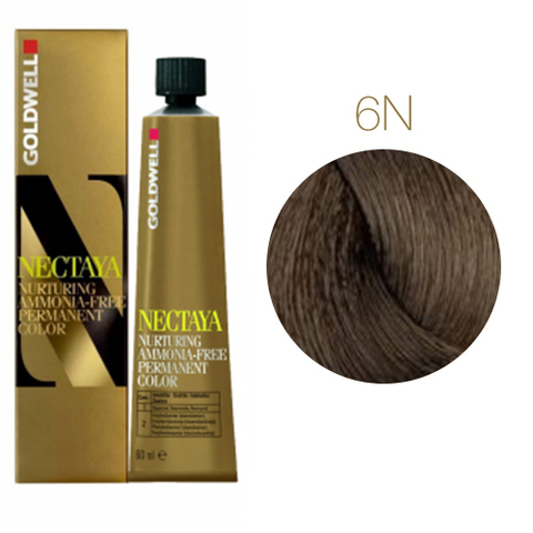 Goldwell Nectaya 6N (темно-русый) - Краска для волос