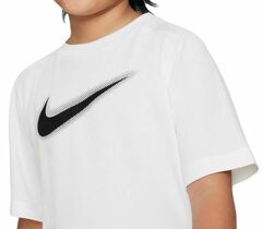 Детская теннисная футболка Nike Kids Dri-Fit Multi+ Top - white/black