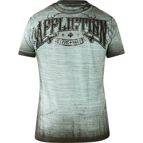 Affliction | Футболка мужская Black Mist A23529 спина