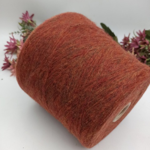 Вспушенный меринос Wool Power Zegna Baruffa - Рыжий меланж