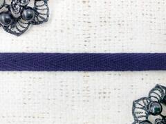 Лента киперная, хлопок, ш. 1 см, фиолетово-синий