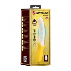 Вибратор с фрикцией Banana Geek, 19,5 см