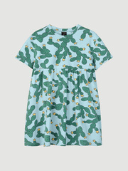 Платье оверсайз с коротким рукавом Mjölk Cactus