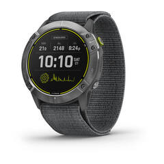 Мультиспортивные часы Garmin Enduro Steel with Gray UltraFit Nylon Strap