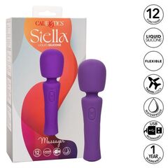 Фиолетовый ванд Stella Liquid Silicone Massager - 17,25 см. - 