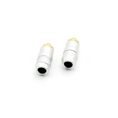 Разъем MMCX (штекер) для наушников Shure SE215, SE535, UE900, FX110N3AP (Серебро)