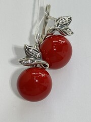 Лолита (серьги из серебра)