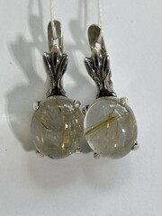 Перси (серьги из серебра)