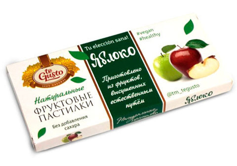 Пастилки из яблока Te Gusto, 40г