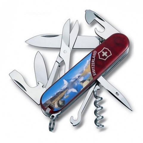 Нож складной Victorinox Climber, 91 mm, Matterhorn (1.3703.TE2)