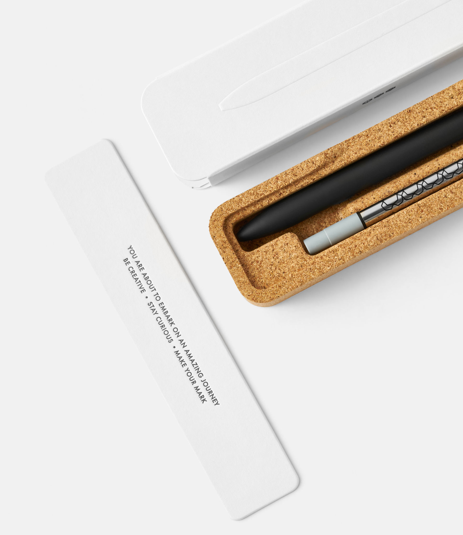 Ajoto The Pen Stainless Steel Carbon Black — ручка-роллер из стали