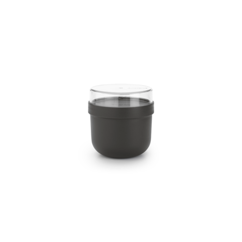 Чаша для завтрака Make & Take (0,5 л), пластик, Темно-серый, артикул 204180, производитель - Brabantia
