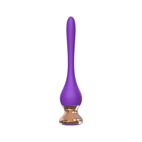 Фиолетовый вибромассажер Nipple Vibrator - 14,5 см. - I-MOON MY-1703