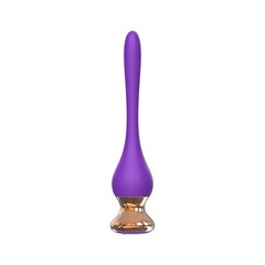 Фиолетовый вибромассажер Nipple Vibrator - 14,5 см. - 