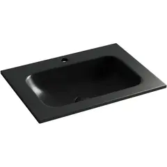 Ceramica Nova CN7011MB CN7011MB Раковина накладная Element с отверстием под смеситель, 610*457*137мм, цвет черный матовый фото