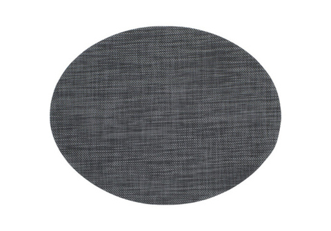 Салфетка под столовые приборы черная Ovaali (маты), 35х45см