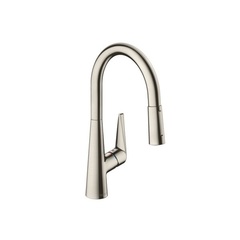 Смеситель для кухни с выдвижным изливом и лейкой Hansgrohe Talis S 72813800 фото