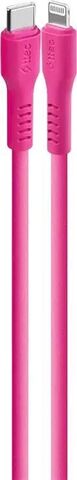 Кабель TTEC USB-C - Lightning Charge/Date Cable, 120 см, неоновый розовый