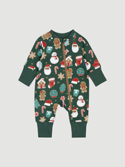 Комбинезон на манжетах Mjölk Имбирный пряник, с рукавом реглан