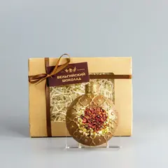 ШОКОЛАДНАЯ ФИГУРКА СУБЛИМАТАМИ ЕЖЕВИКА И ФИСТАШКИ